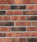Кирпич ручной формовки FORMBACK graphit-bunt NF
