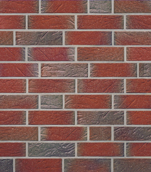 Клинкерный кирпич ROBEN GREETSIEL friesisch-bunt genarbtbesandet NF