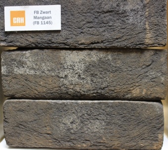 Кирпич ручной формовки CRH FB ZWART MANGAAN